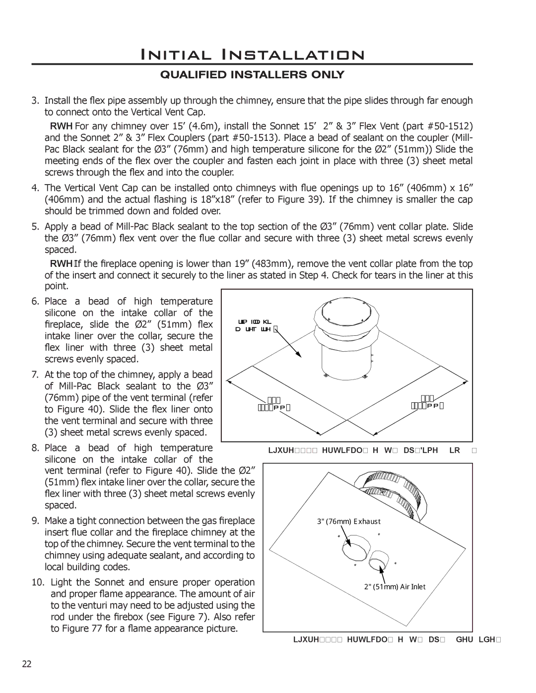 Enviro Sonnet, C-11089 owner manual Proper flame appearance. The amount of air 