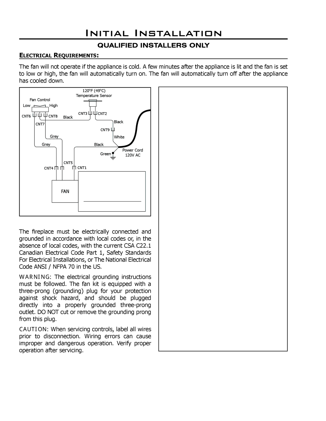 Enviro Sonnet, C-11089 owner manual Tools Required, Fan wiring diagram 