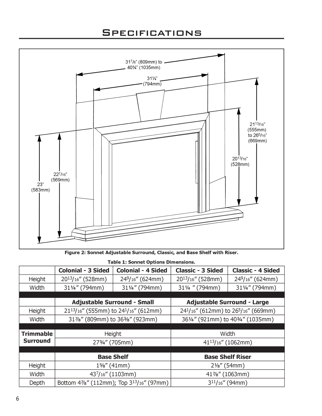 Enviro Sonnet, C-11089 owner manual Trimmable 