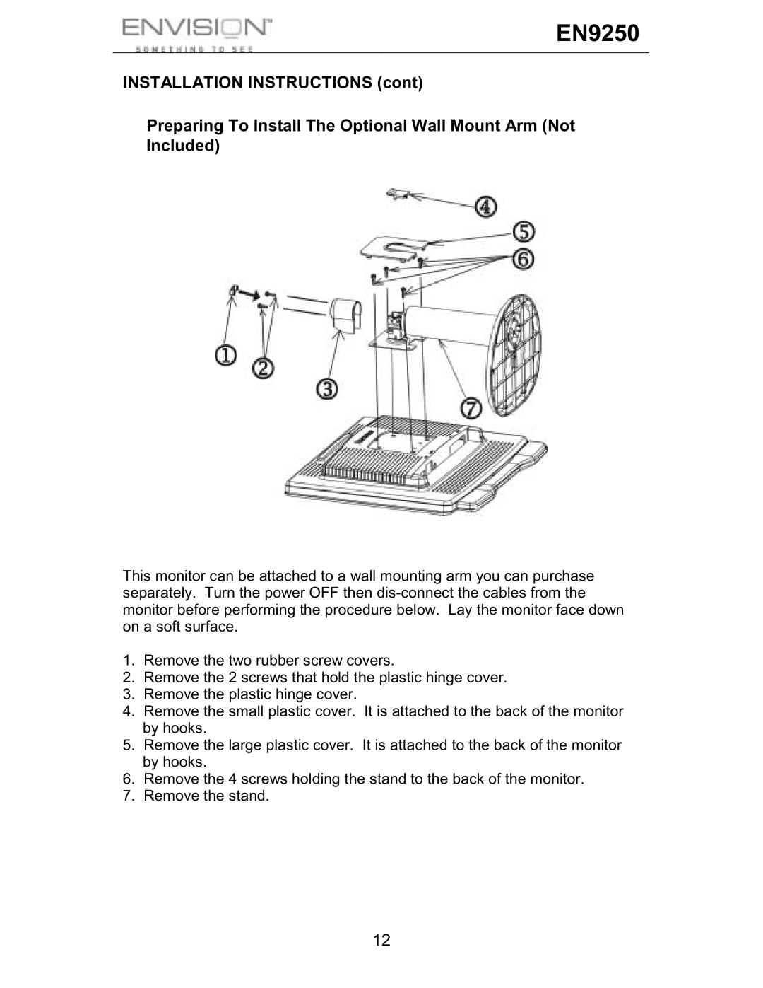 Envision Peripherals EN9250 user manual 