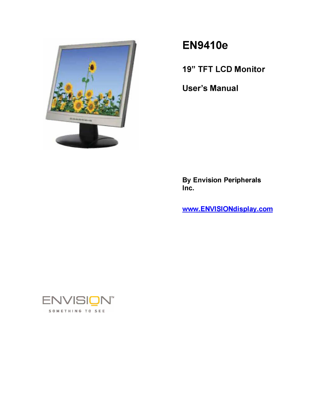 Envision Peripherals EN9410e user manual By Envision Peripherals Inc 