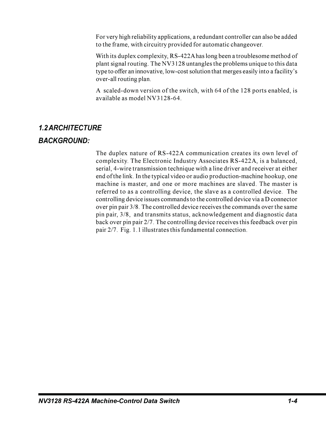 Envision Peripherals NV3128 manual Architecture Background 