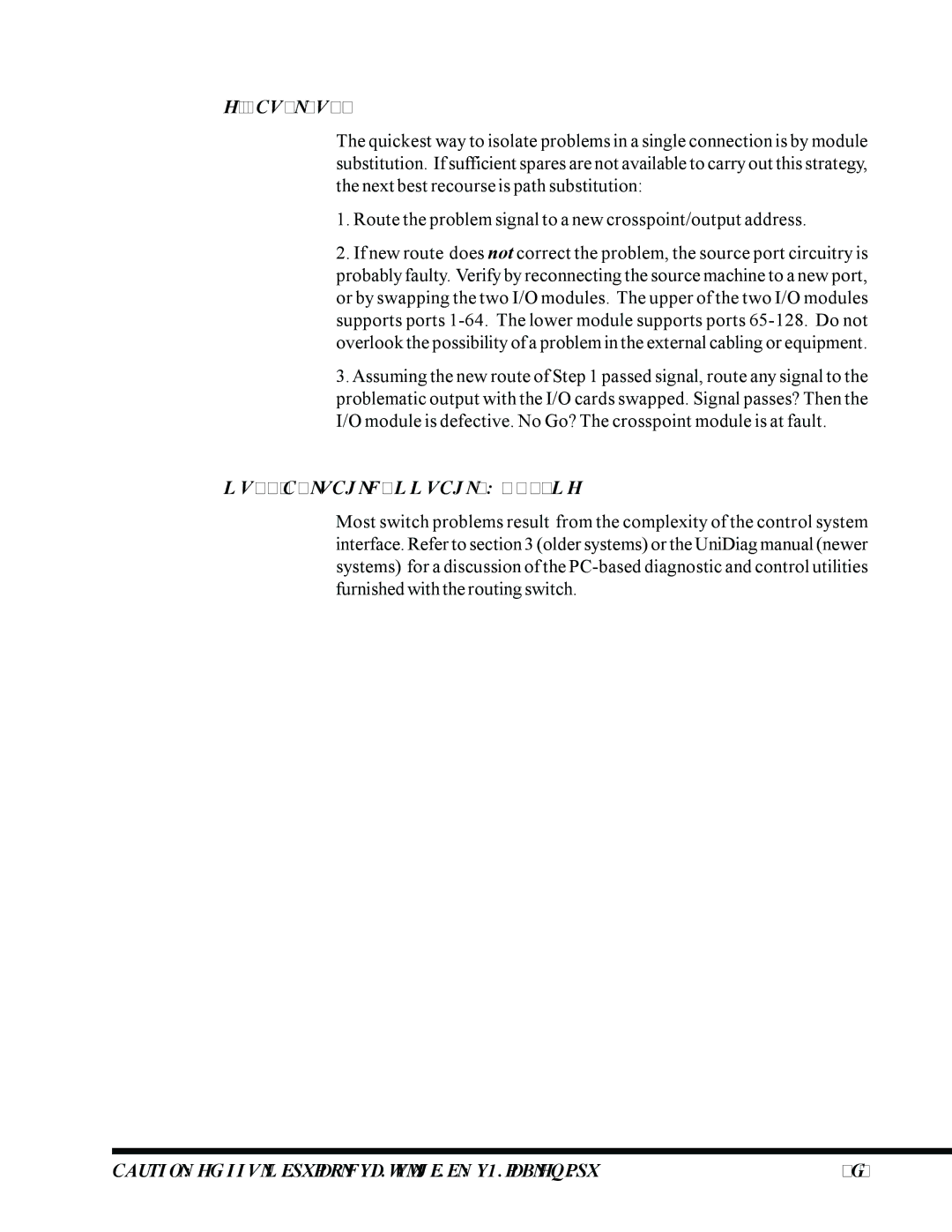 Envision Peripherals NV3128 manual Signal Path, Mapping and Command Problems 