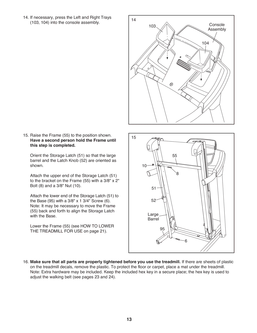 Epic Fitness CT705 manual 