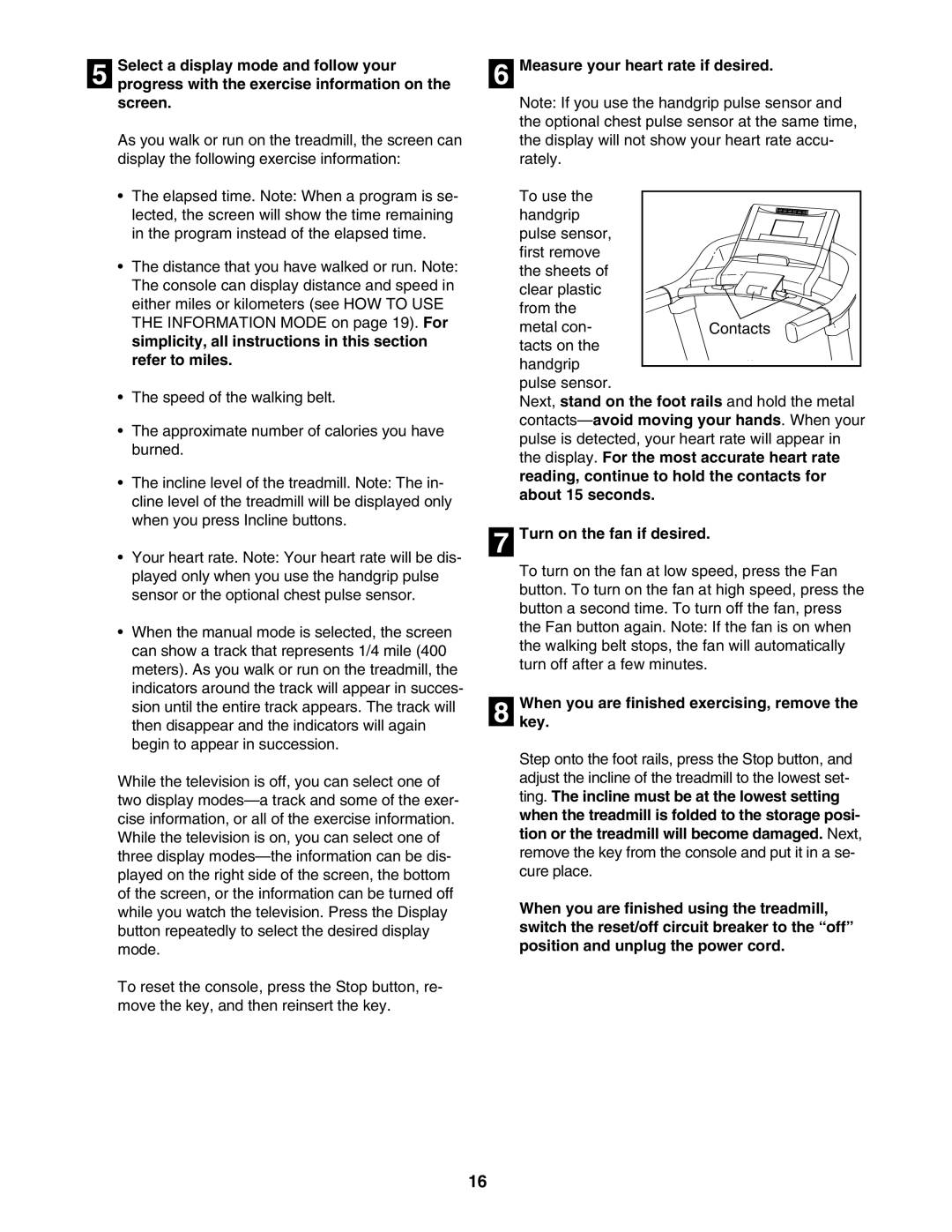 Epic Fitness ECTL09706.1 manual Measure your heart rate if desired, Turn on the fan if desired 