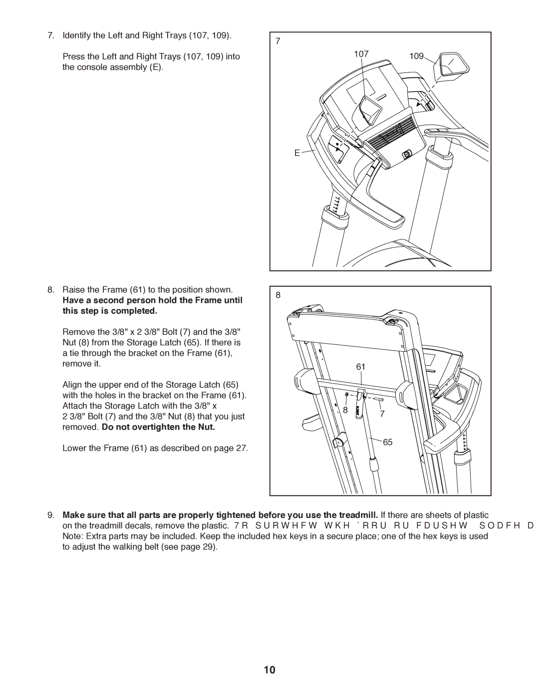 Epic Fitness eptl20912.0 manual 