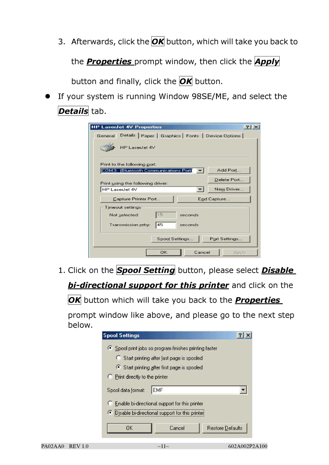 EPoX Computer BT-PA02A manual Apply 