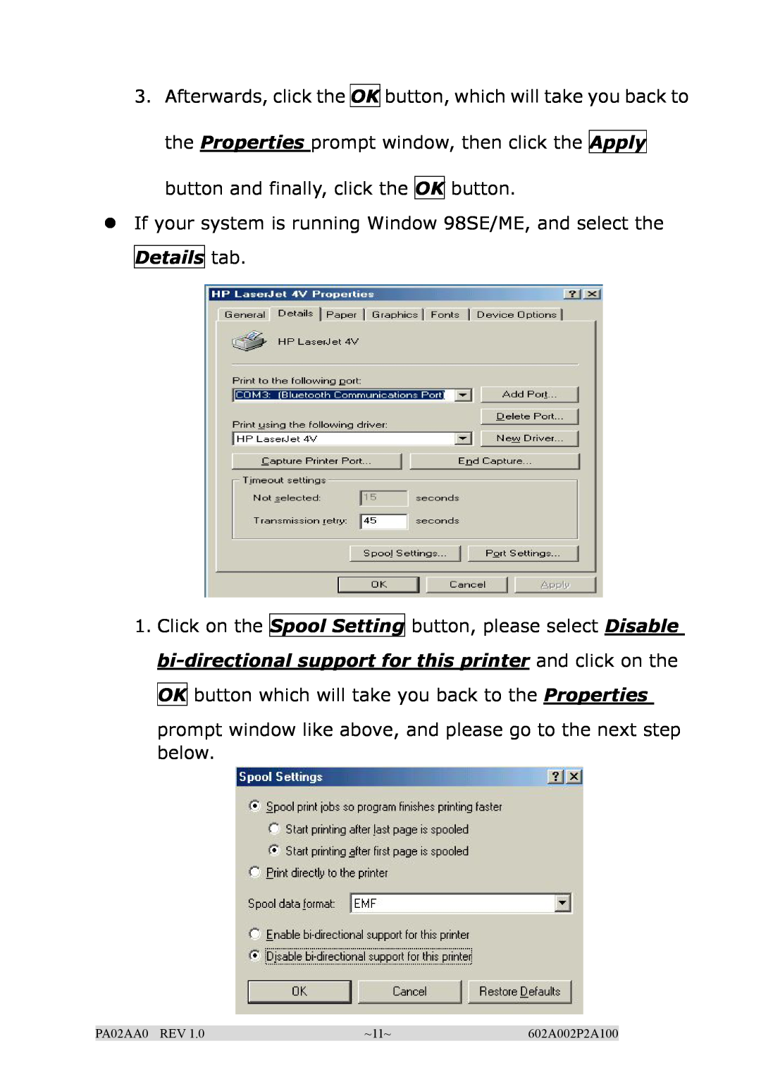 EPoX Computer BT-PA02A manual Apply 