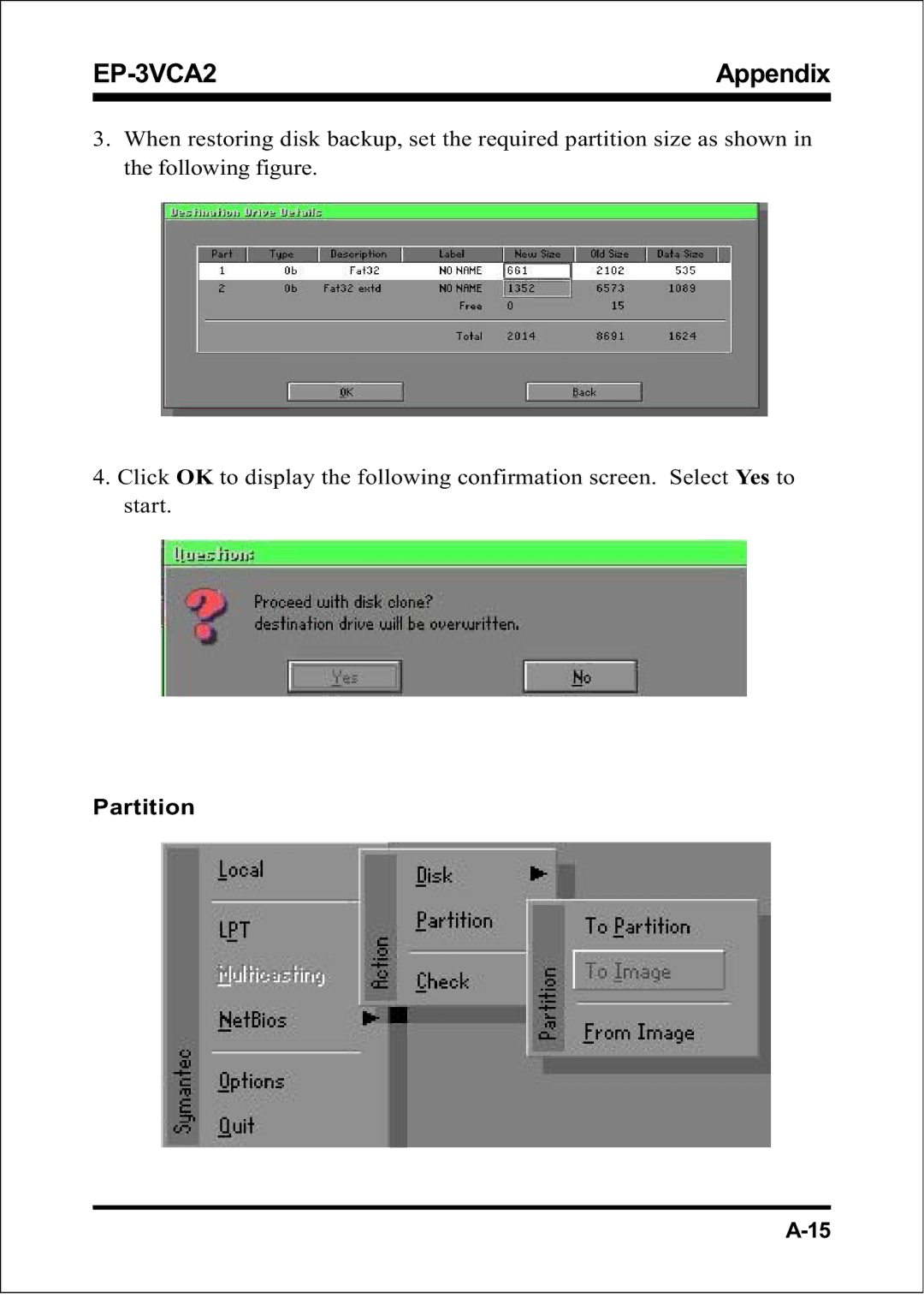 EPoX Computer EP-3VCA2 specifications 