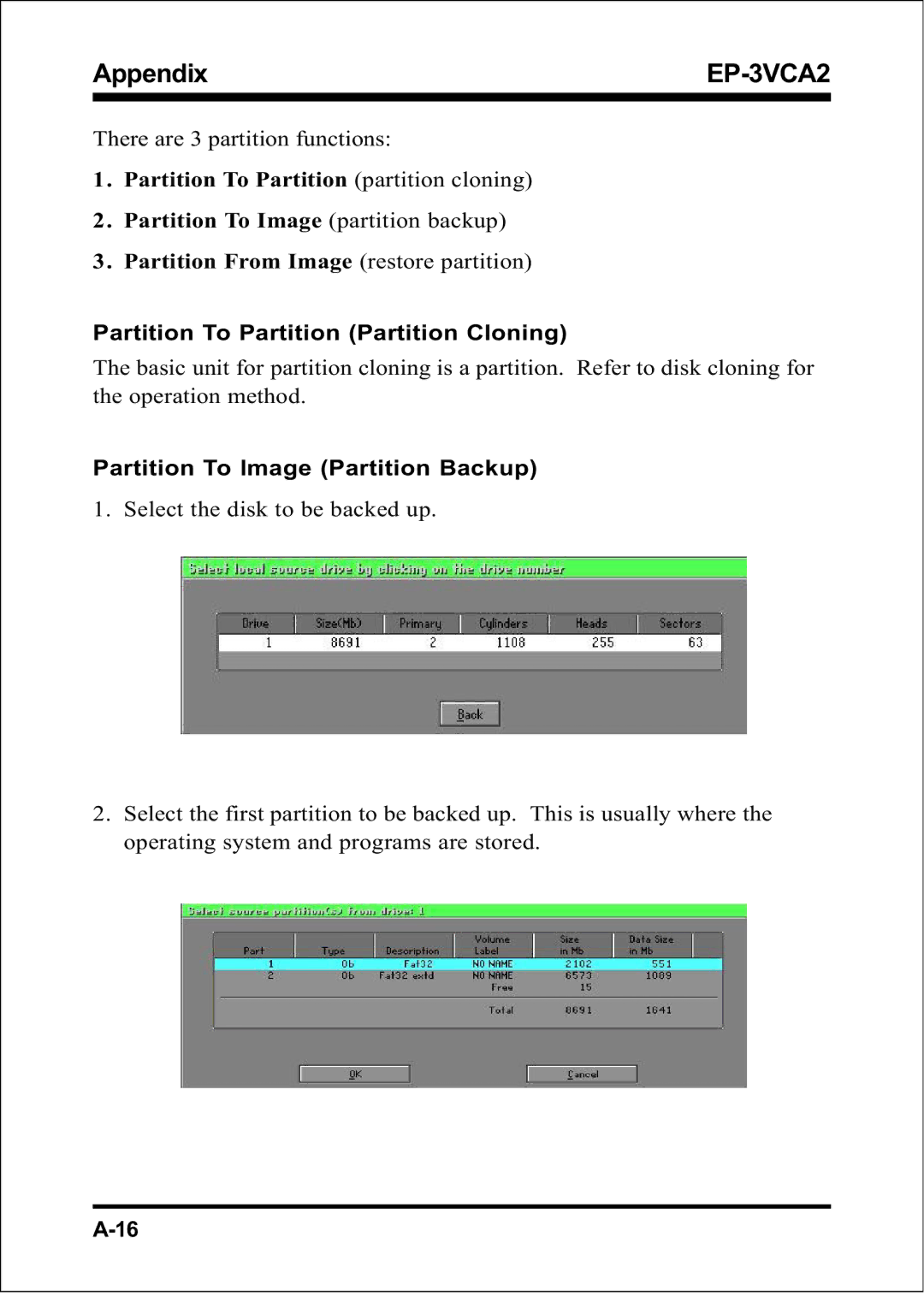 EPoX Computer EP-3VCA2 specifications Appendix 