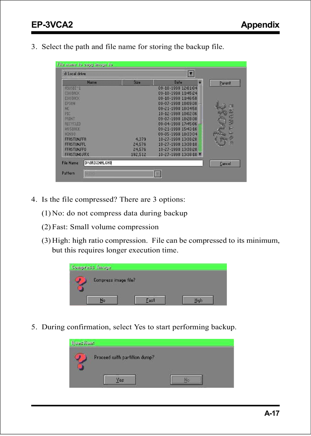 EPoX Computer EP-3VCA2 specifications 