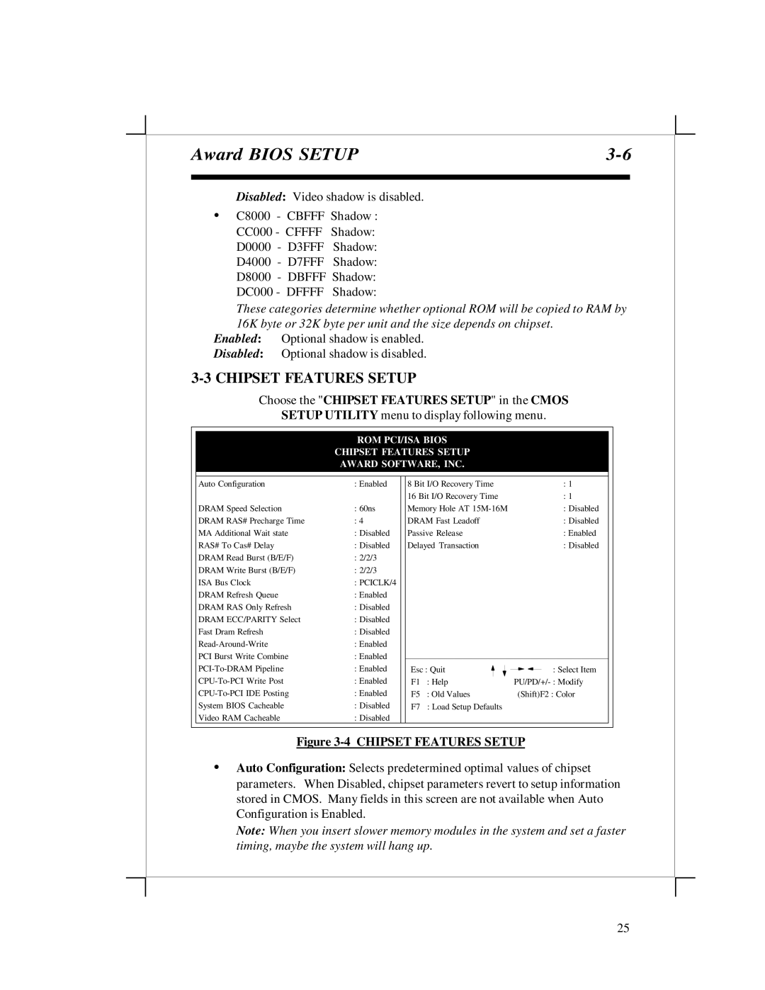 EPoX Computer KP6-FX2 manual Choose the Chipset Features Setup in the Cmos 