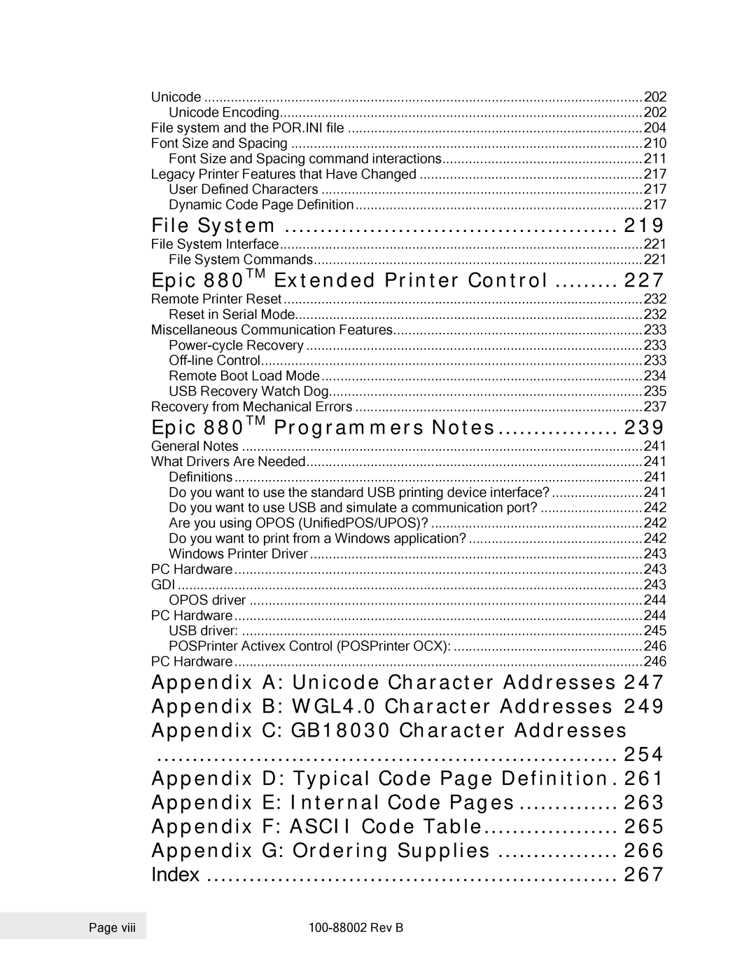 Epson 100-88002 manual 219 