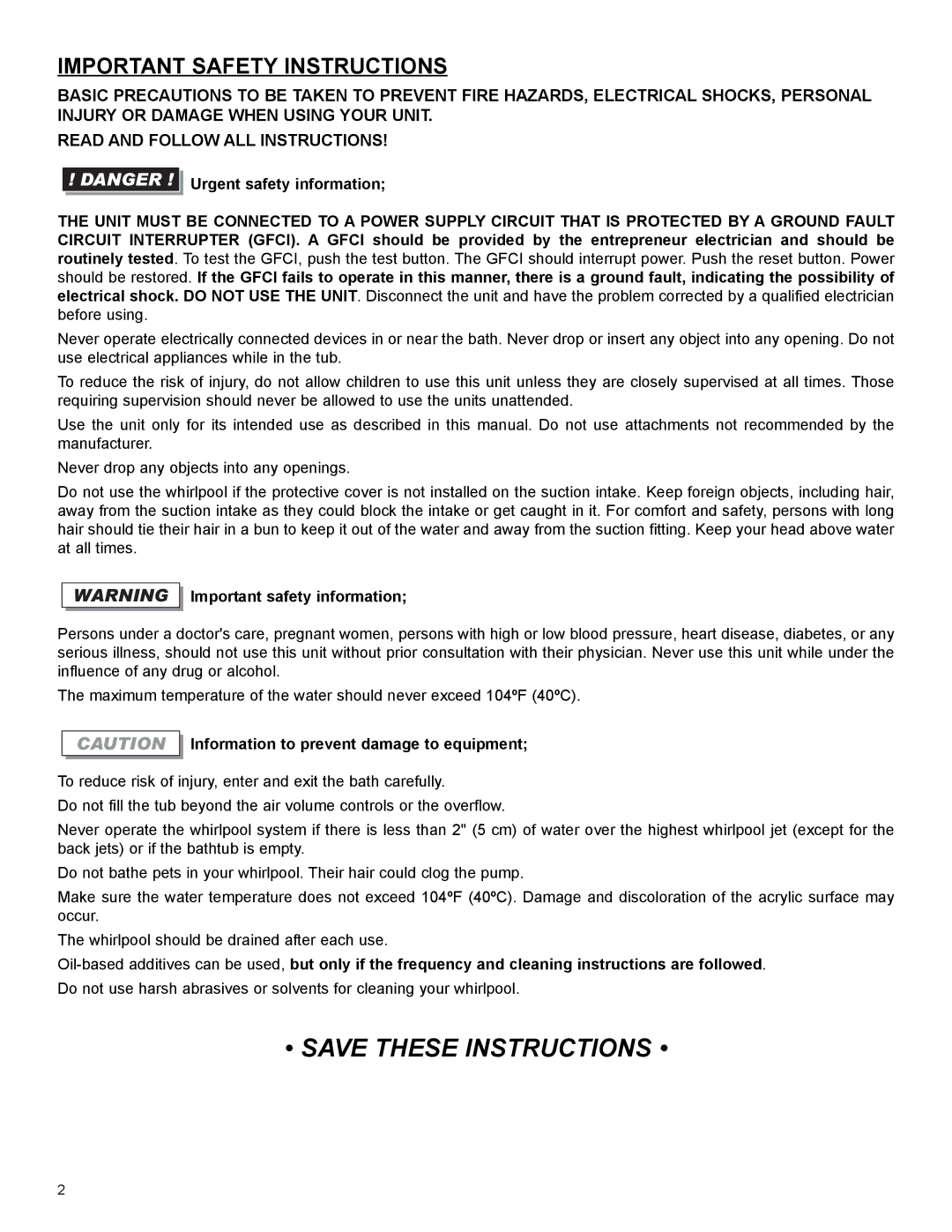 Epson 10050073 Important Safety Instructions, Important safety information, Information to prevent damage to equipment 