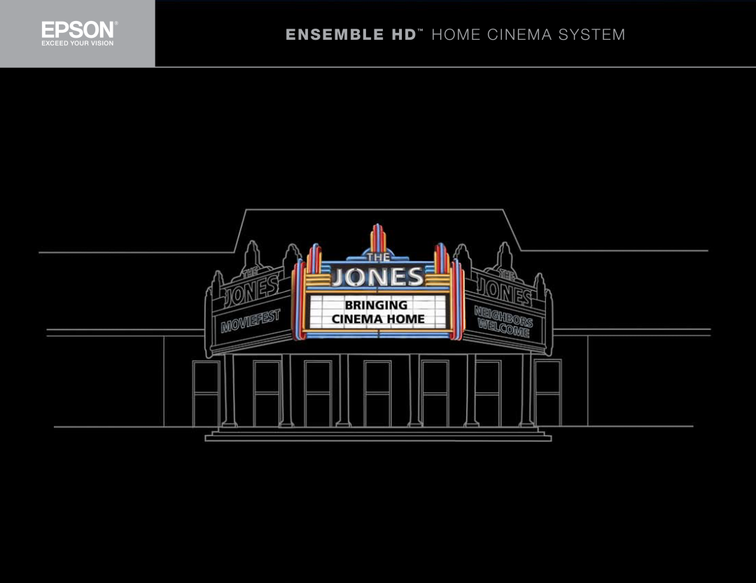 Epson 1080p manual EnSemble HD Home CINEMA SYSTEM 