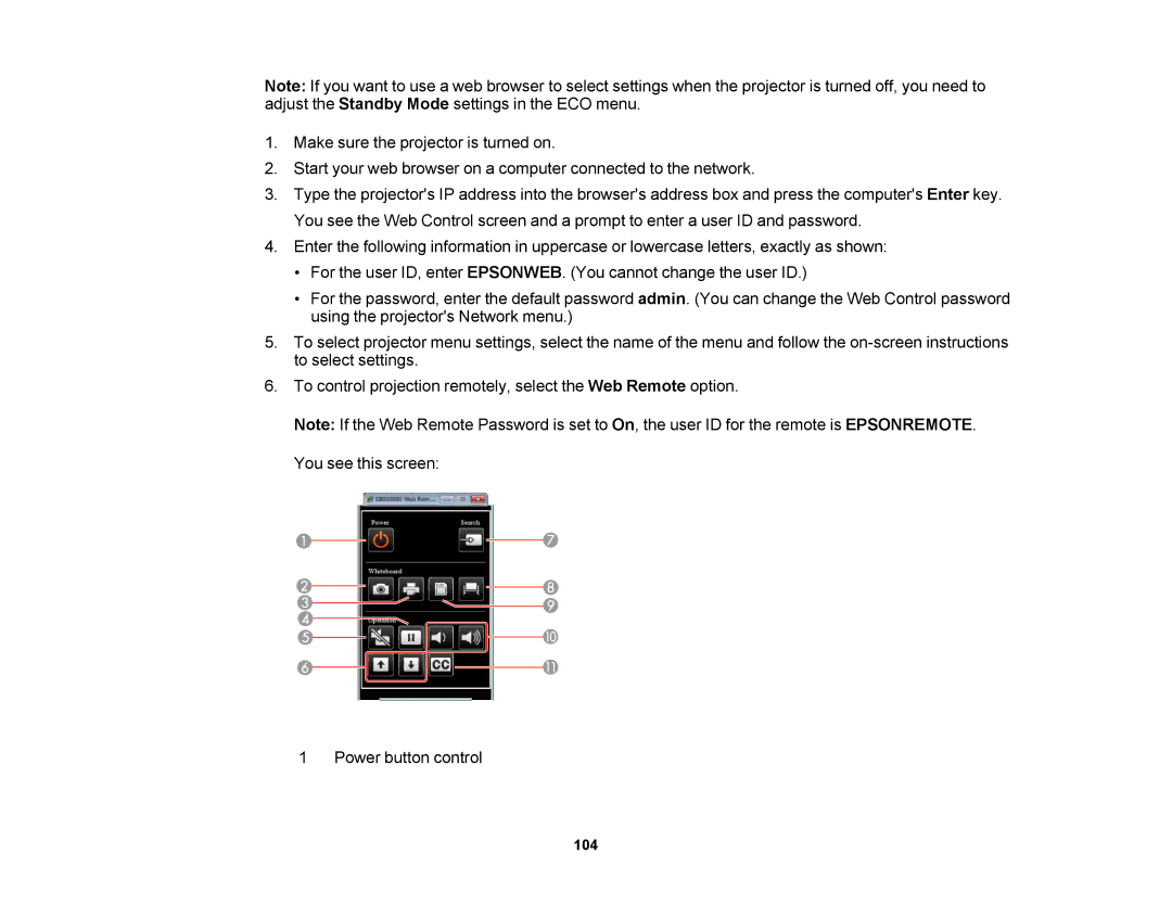 Epson 1430Wi, 1420Wi manual 104 