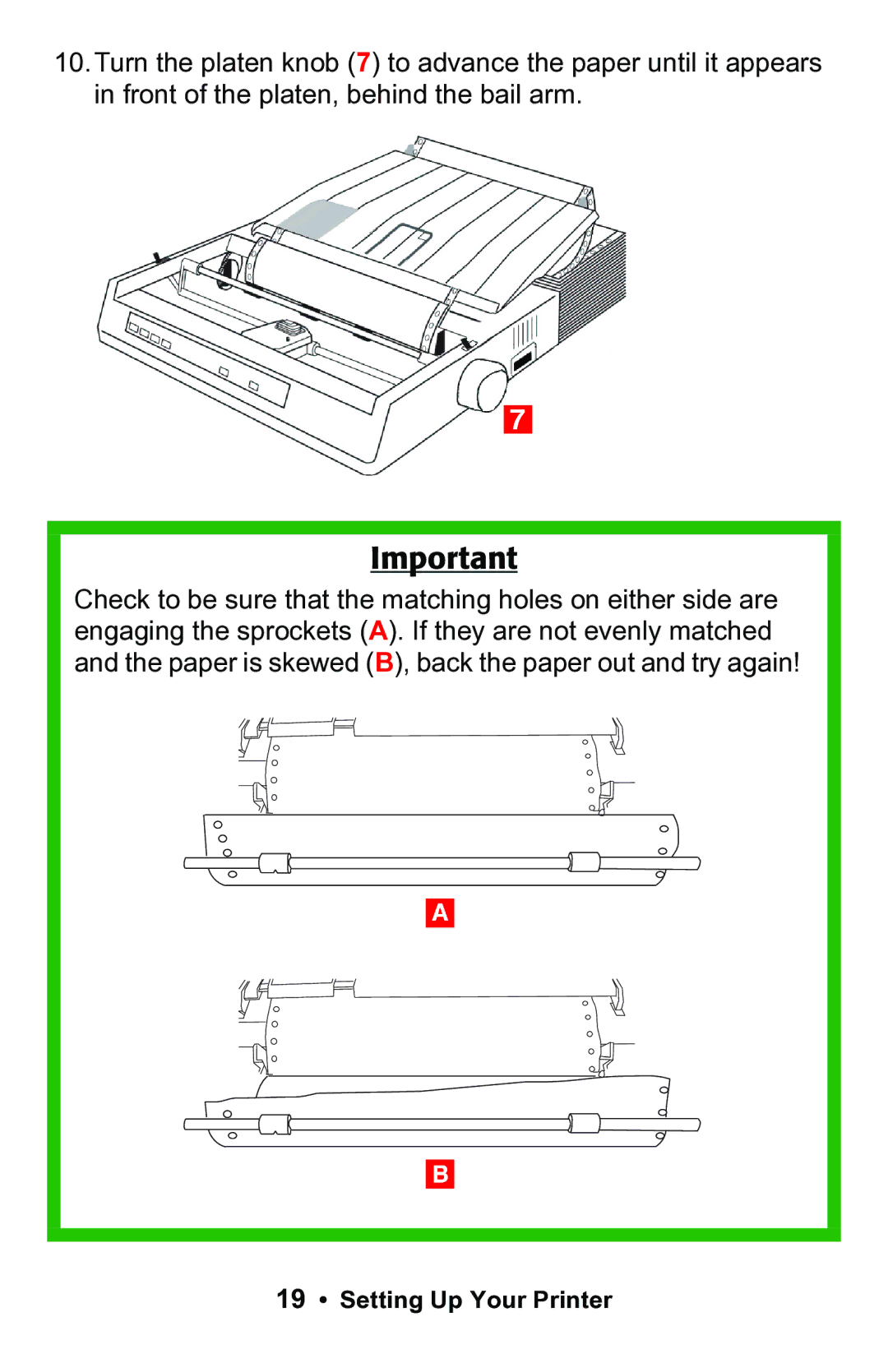 Epson 188 manual Setting Up Your Printer 