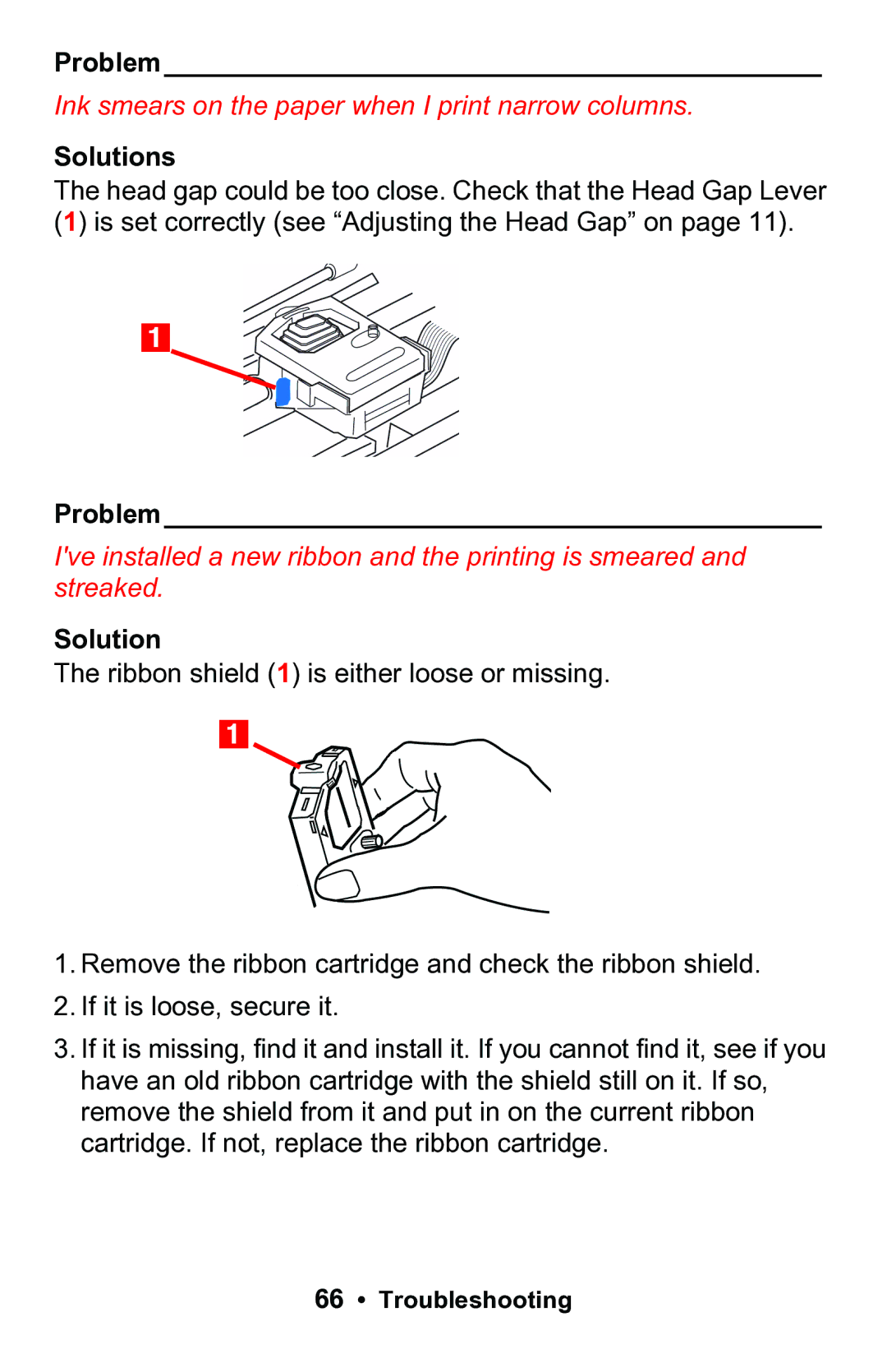 Epson 188 manual Ink smears on the paper when I print narrow columns 