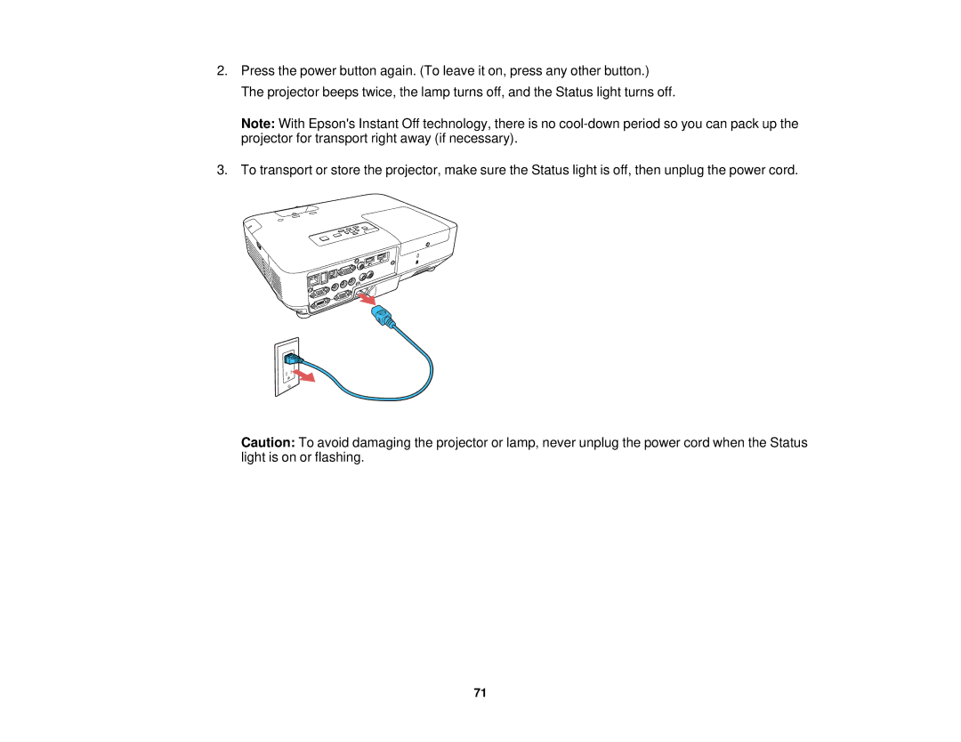 Epson 1980MWU, 1970W, 1985WU, 1975W manual 