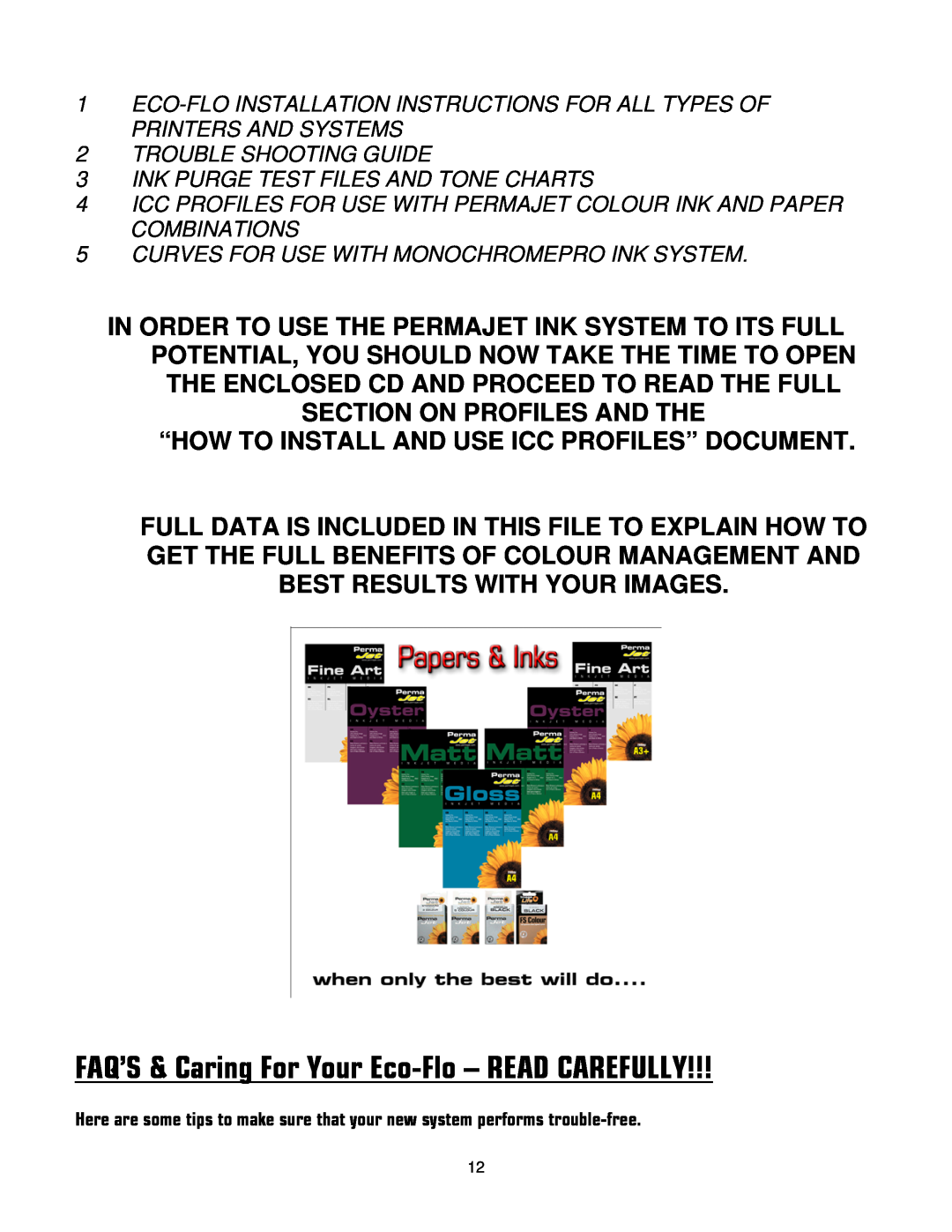 Epson 2100 installation instructions FAQ»S & Caring For Your Eco-Flo √ READ CAREFULLY 
