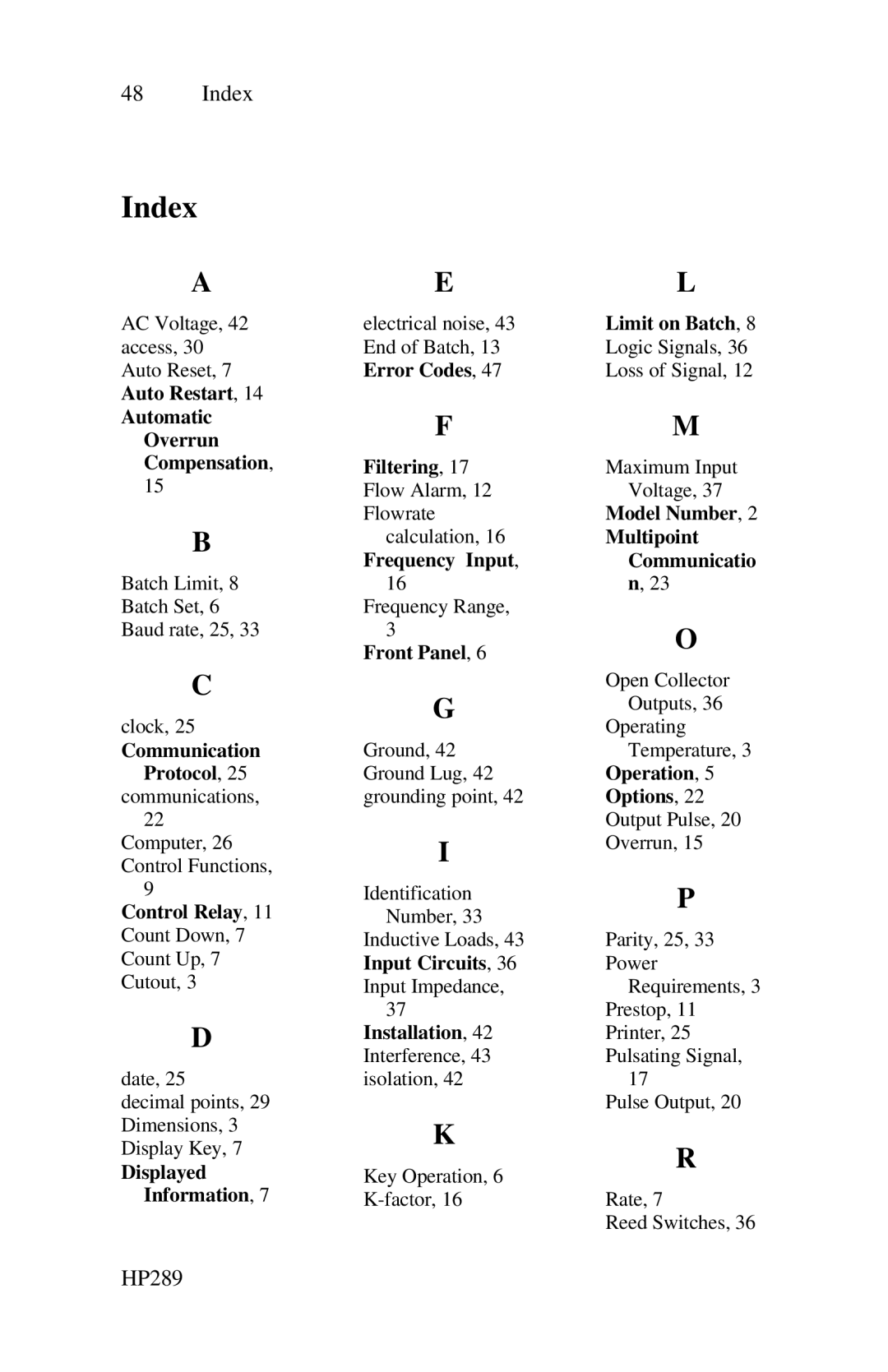 Epson 214D-1 user manual Index, Front Panel 