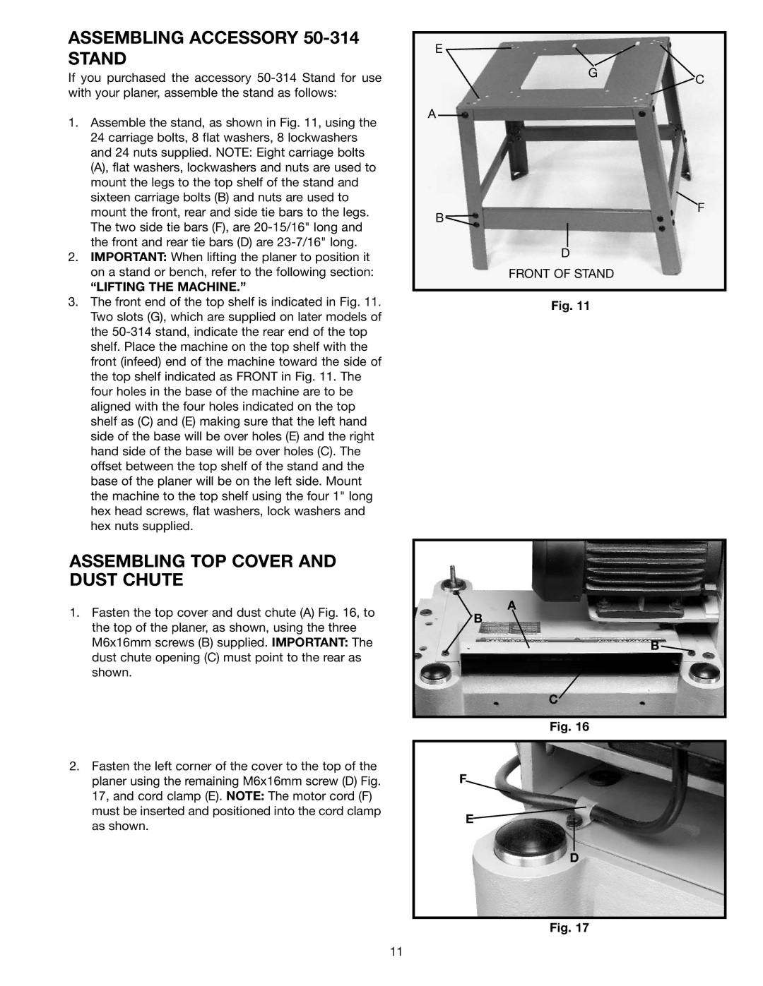 Epson 22-681 instruction manual Assembling Accessory Stand, Assembling TOP Cover and Dust Chute, Lifting the Machine 