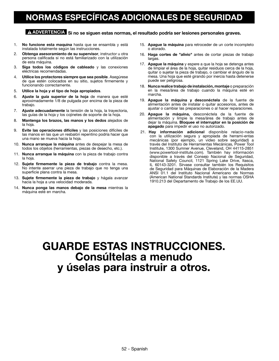 Epson 28-276 instruction manual Guarde Estas Instrucciones, Normas Específicas Adicionales DE Seguridad 