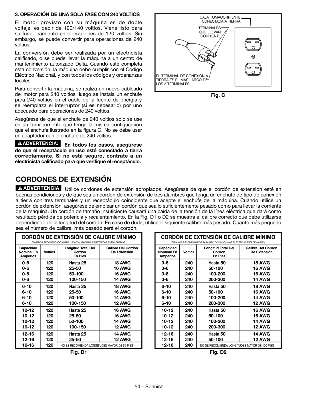 Epson 28-276 instruction manual Cordones DE Extensión, Fig. D1 