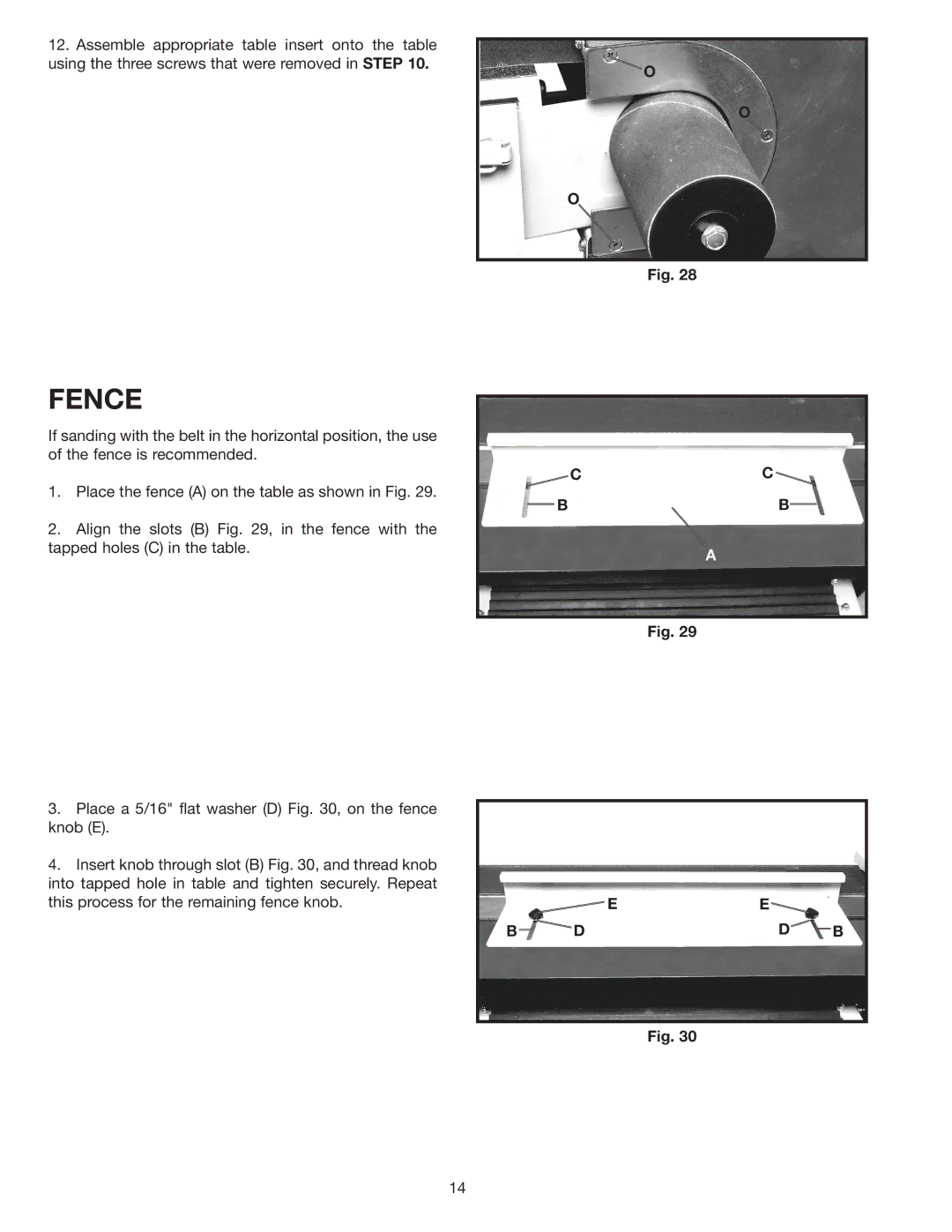 Epson 31-396 instruction manual Fence 