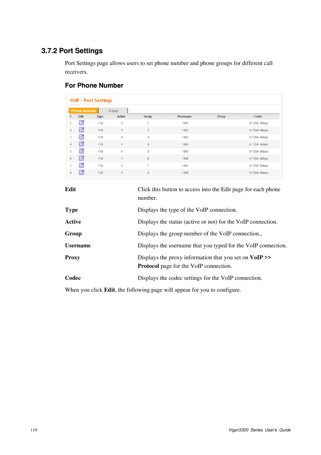 Epson 3300 manual Port Settings, For Phone Number 