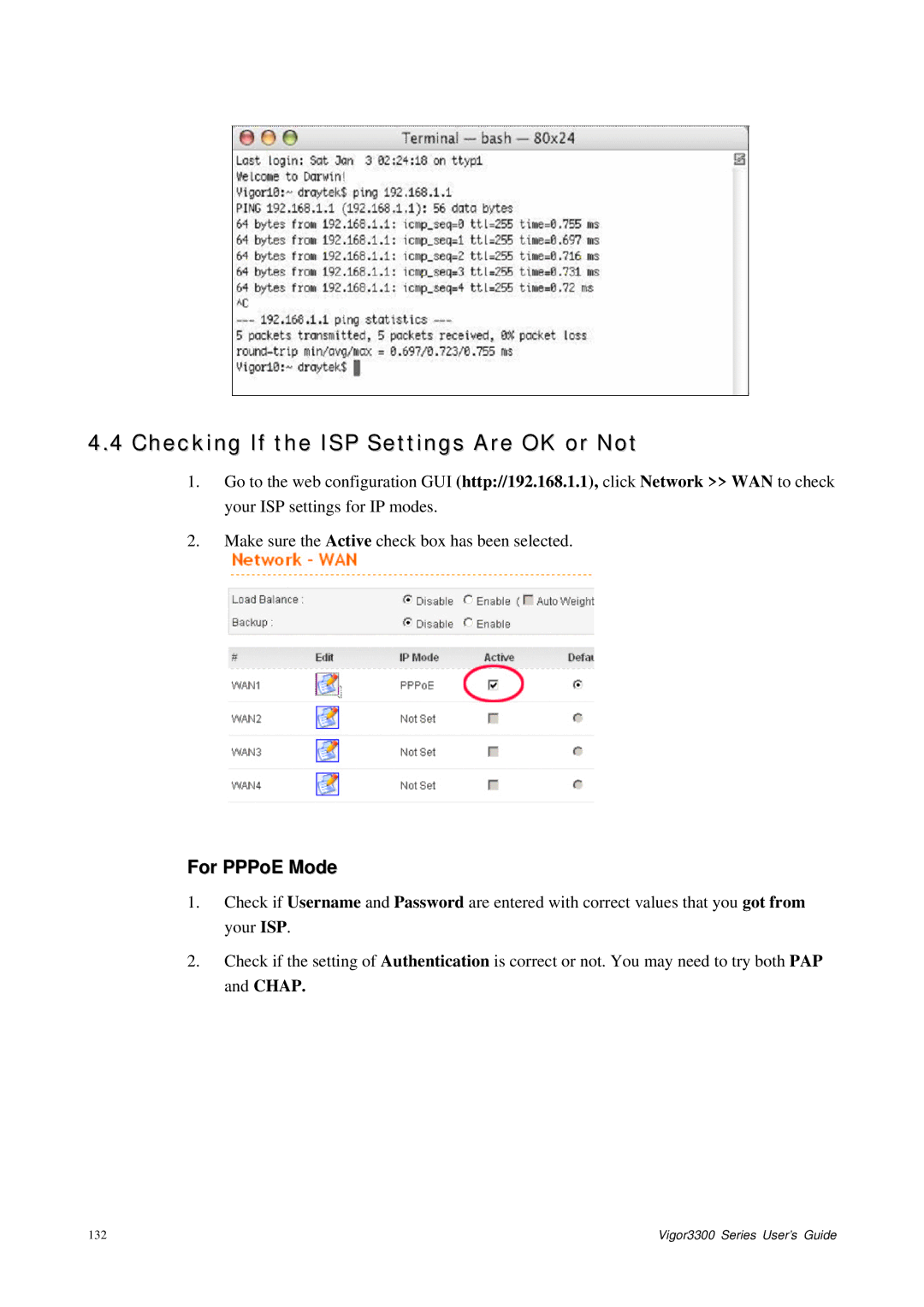 Epson 3300 manual Checking If the ISP Settings Are OK or Not, For PPPoE Mode 