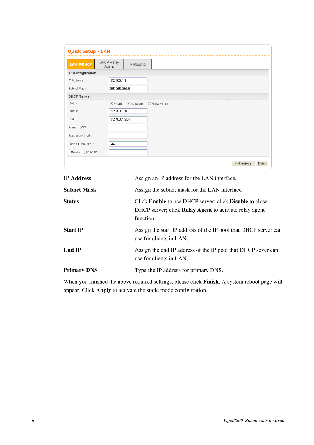 Epson 3300 manual Status, Start IP, End IP 