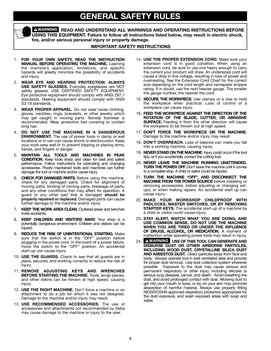 Epson 36-714 instruction manual General Safety Rules, Important Safety Instructions 