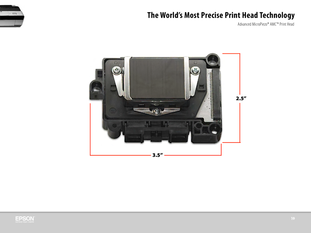 Epson 3800 manual World’s Most Precise Print Head Technology 