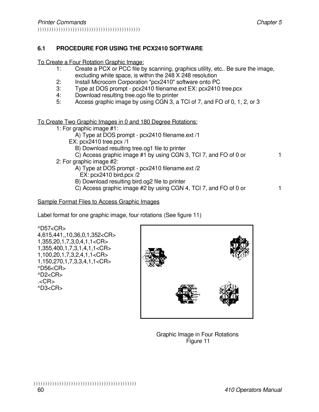 Epson manual Procedure for Using the PCX2410 Software 