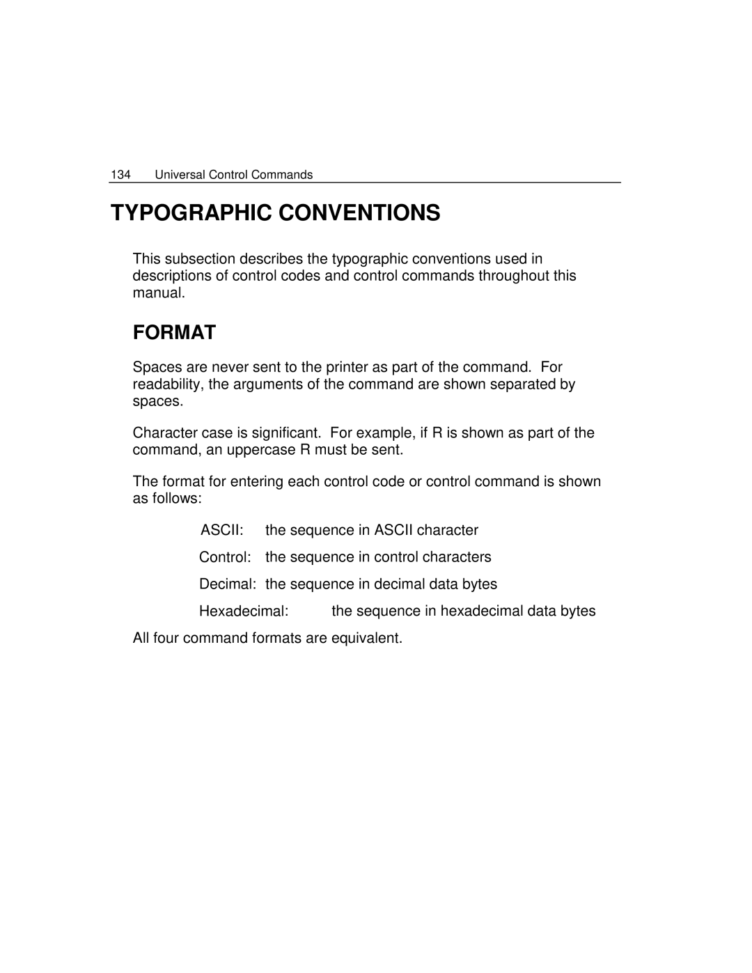 Epson 4100 manual Typographic Conventions, Format 