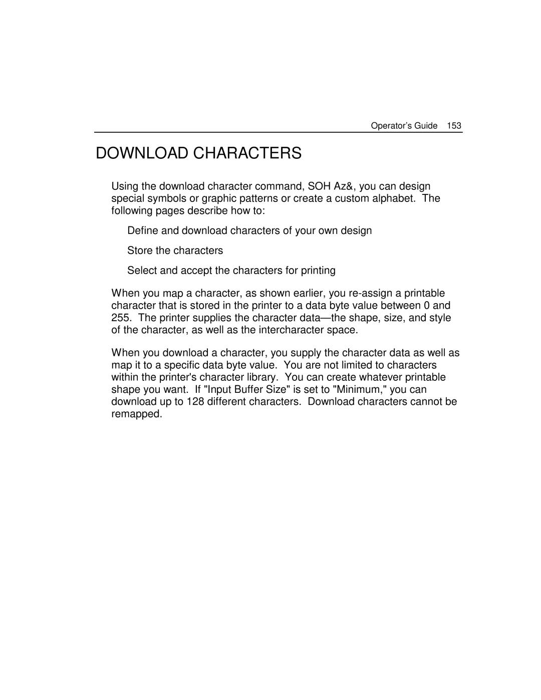 Epson 4100 manual Download Characters 