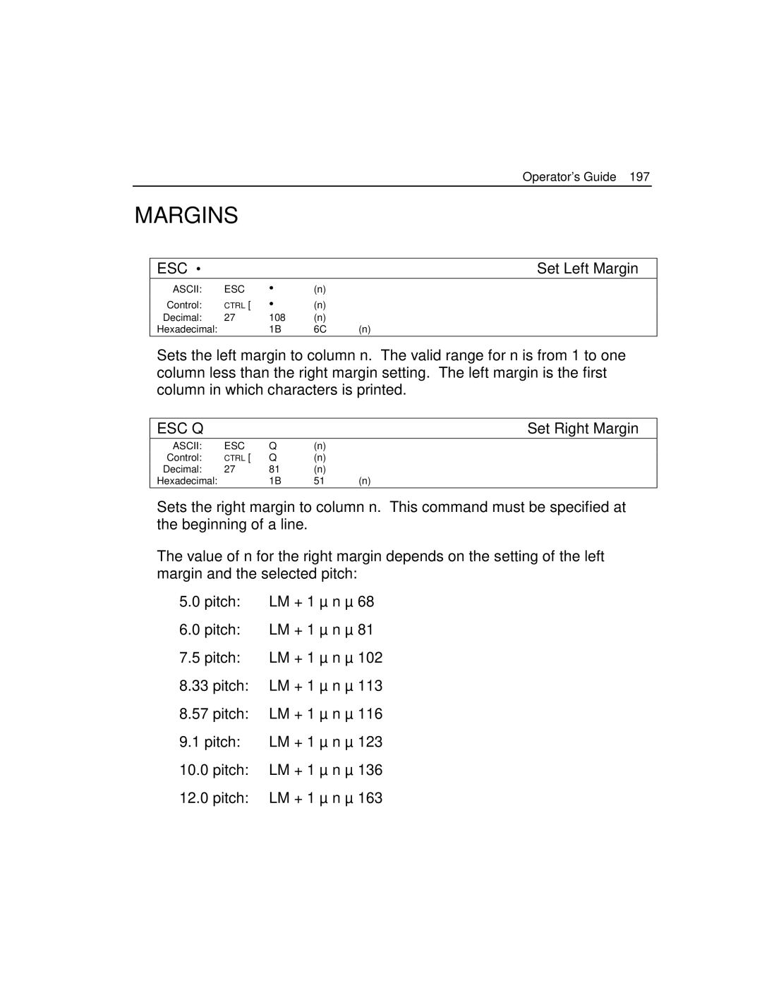 Epson 4100 manual Margins 