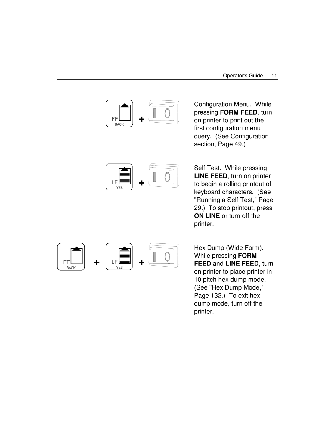 Epson 4100 manual Feed and Line FEED, turn 