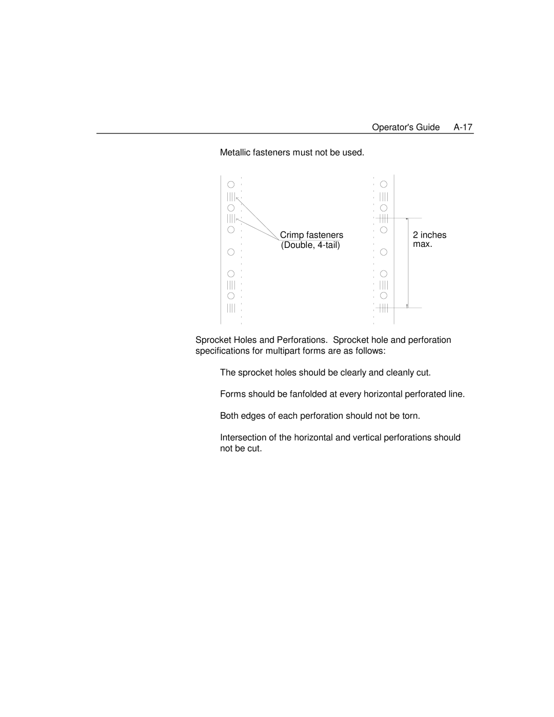 Epson 4100 manual Operators Guide A-17 