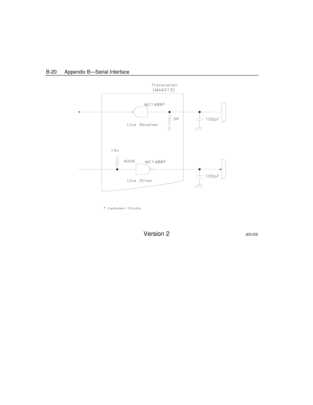 Epson 4100 manual Appendix B-Serial Interface Version 