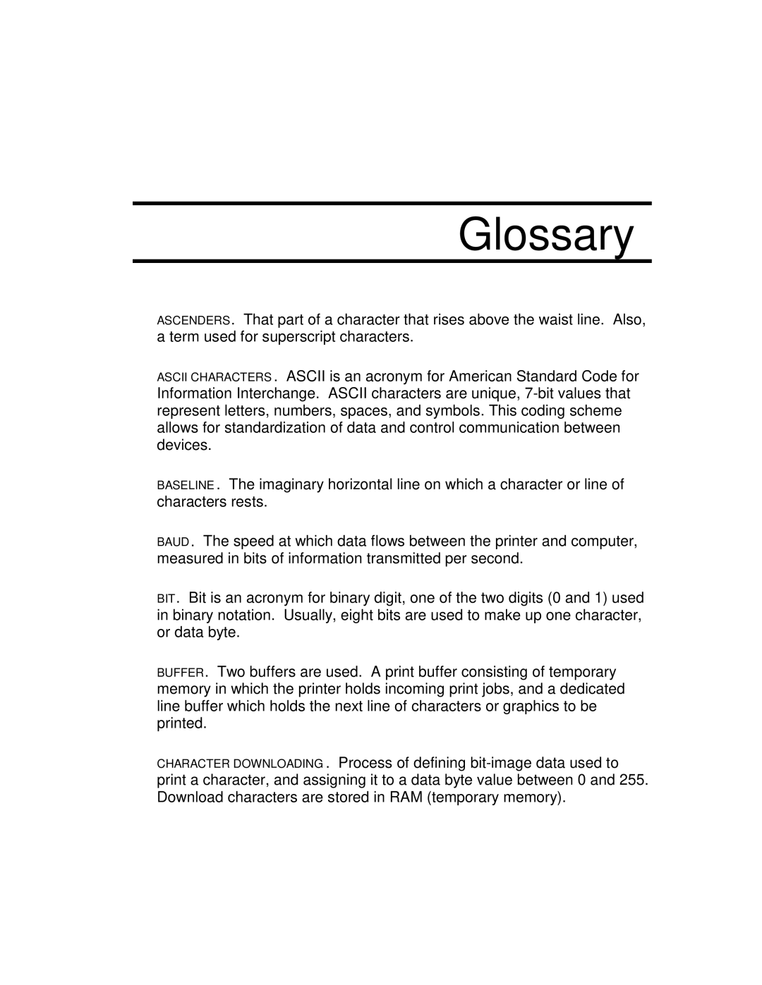 Epson 4100 manual Glossary 