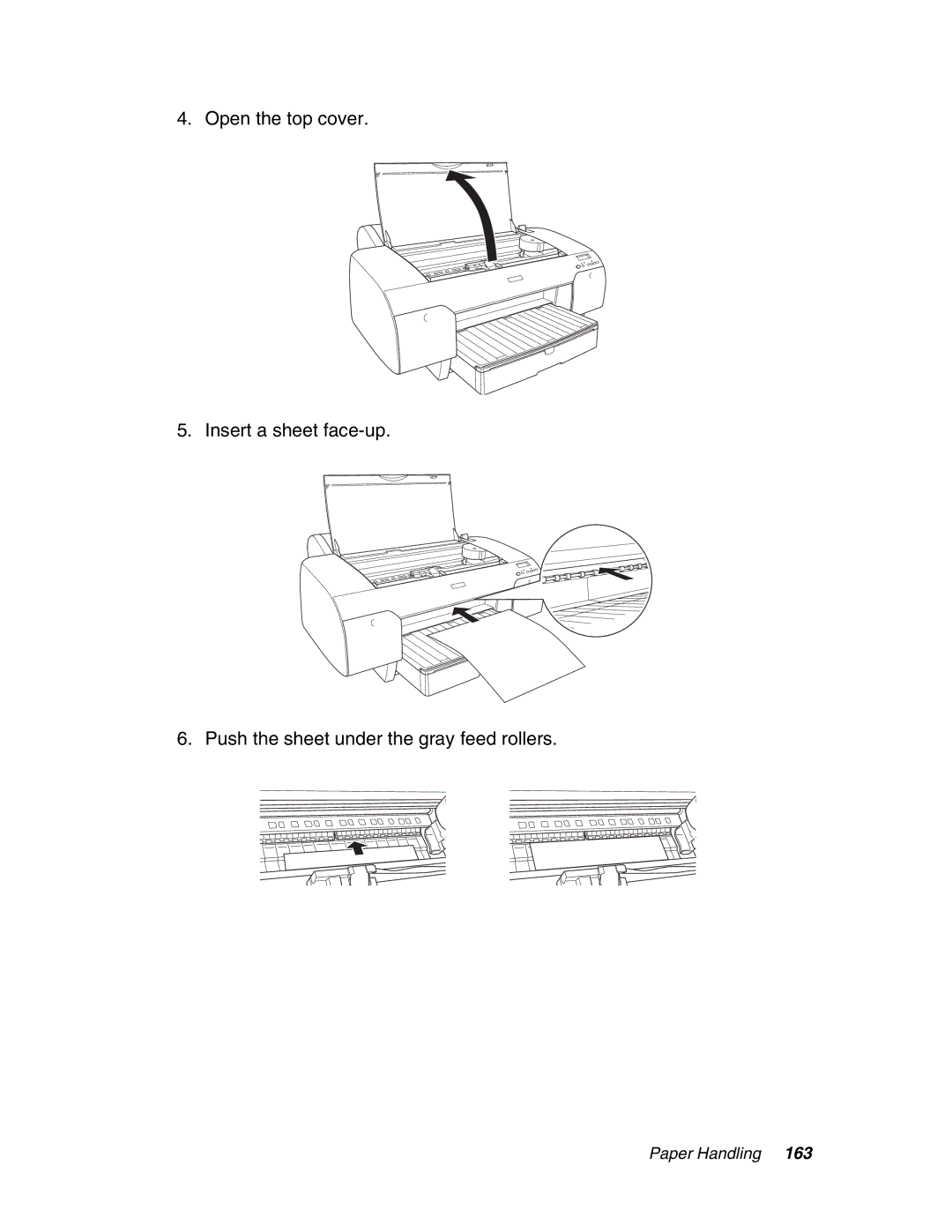 Epson 4880 manual Paper Handling 