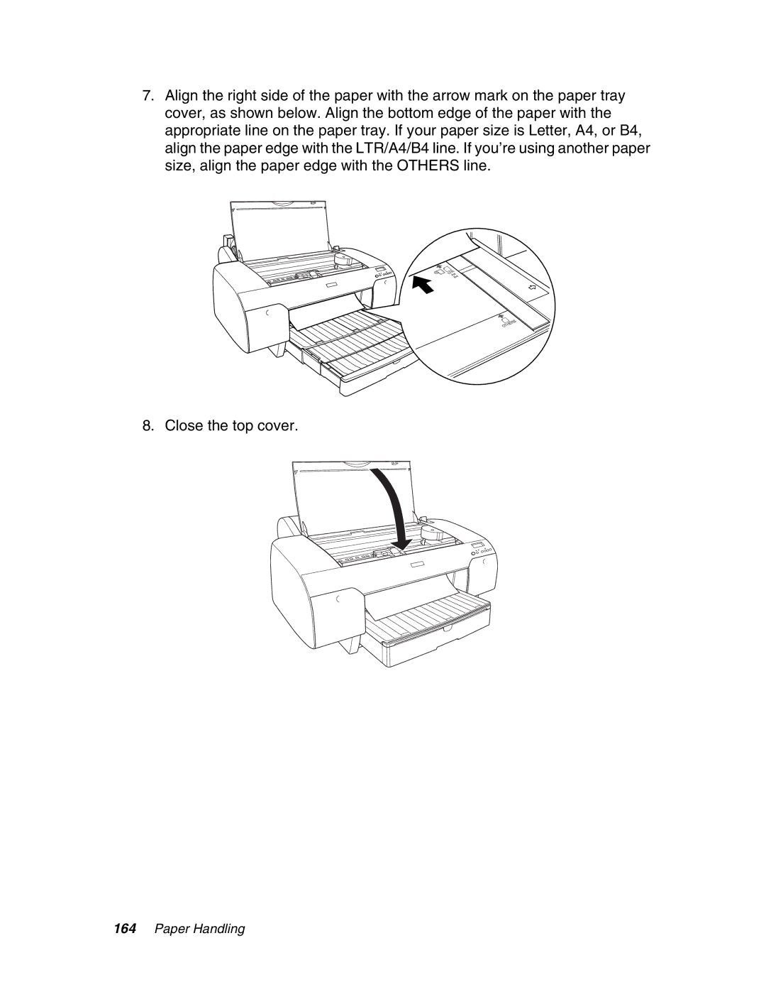 Epson 4880 manual Paper Handling 