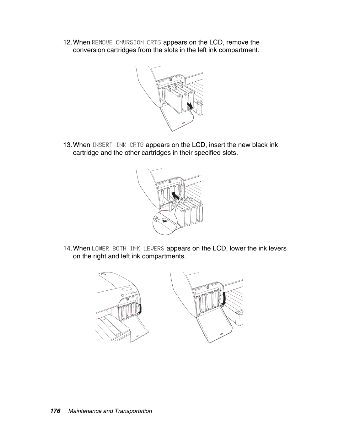 Epson 4880 manual Maintenance and Transportation 