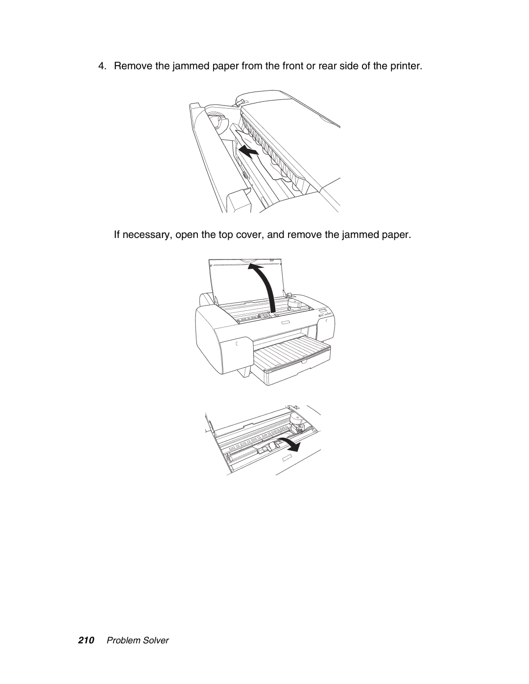 Epson 4880 manual Problem Solver 