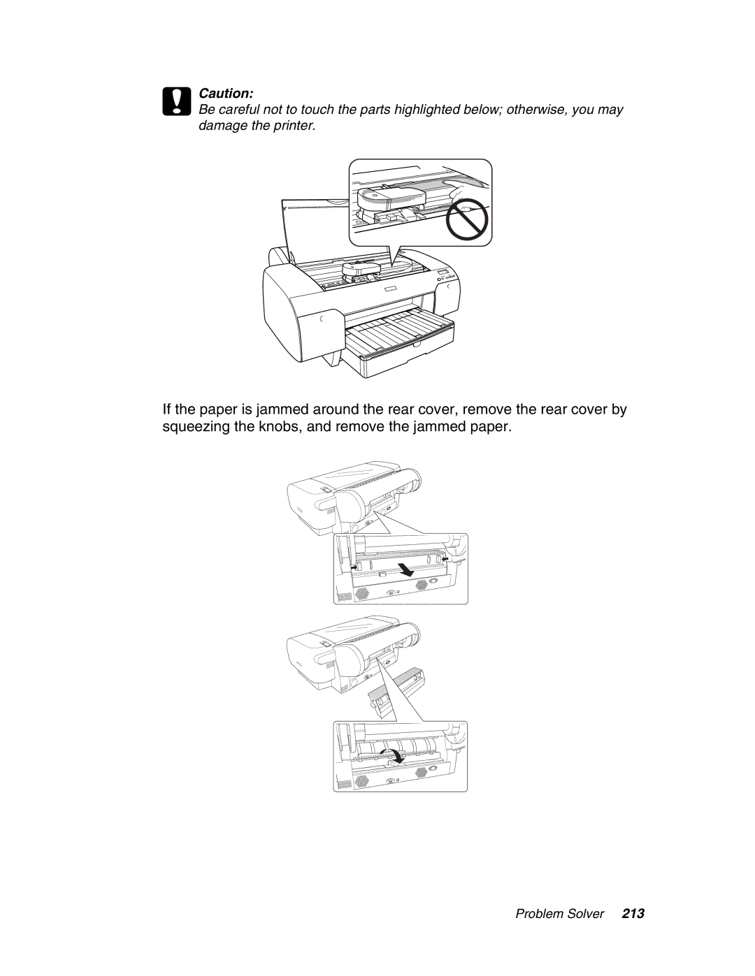 Epson 4880 manual Problem Solver 