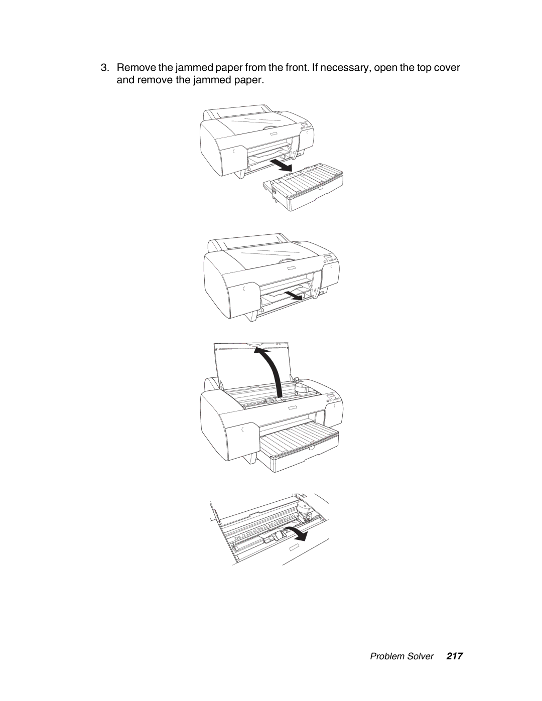 Epson 4880 manual Problem Solver 