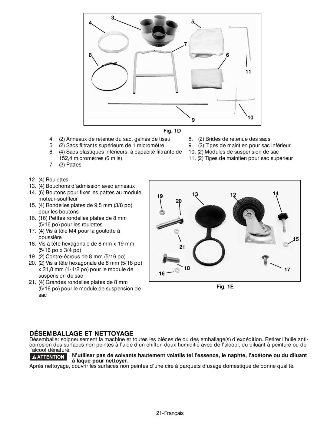 Epson 50-764 instruction manual Désemballage ET Nettoyage 