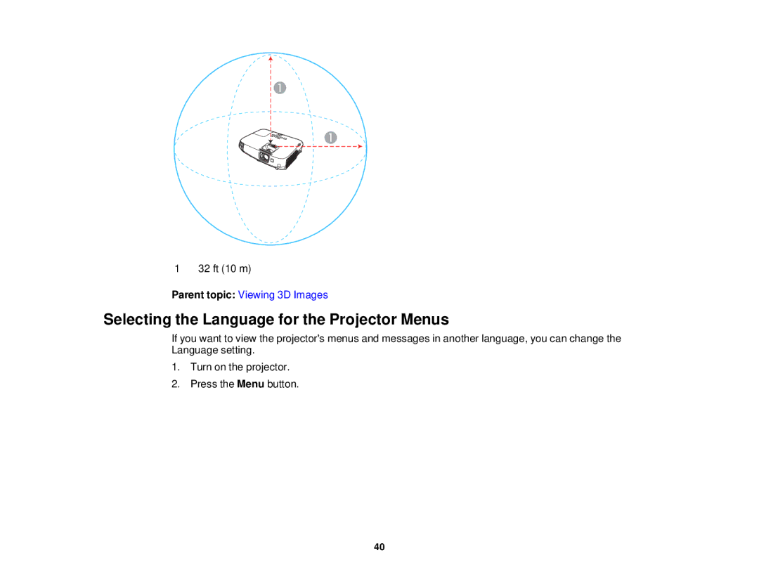 Epson 5025UB manual Selecting the Language for the Projector Menus 